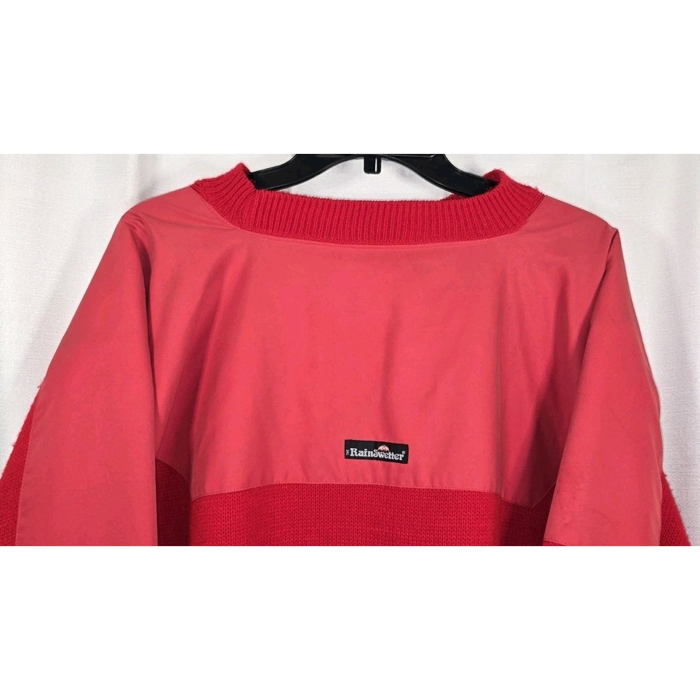 Vintage RAINSWETTER Water‎ Resistant Wind Pullover Sweater Outerwear Size Medium